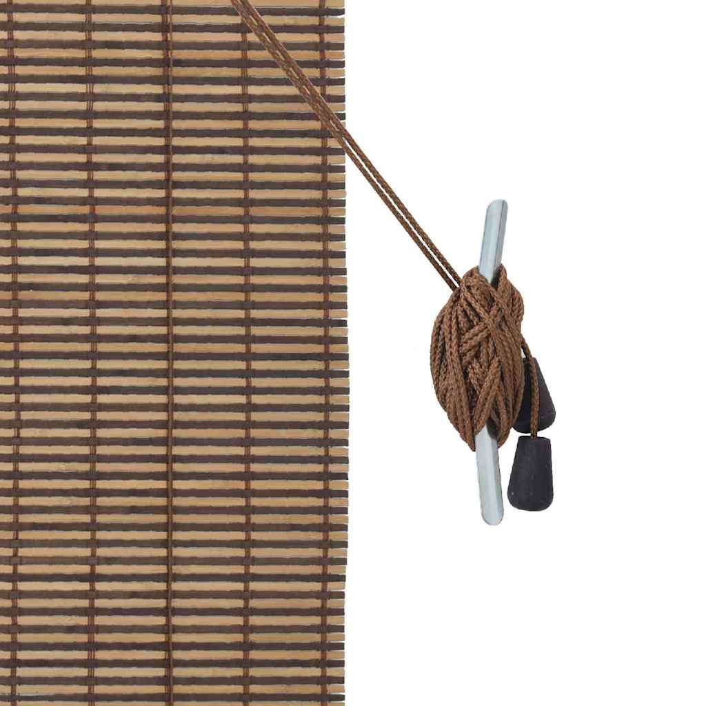 Rollo Braun 80 x 160 cm Bambus