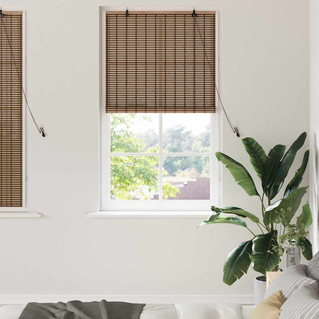 Rollo Braun 80 x 160 cm Bambus