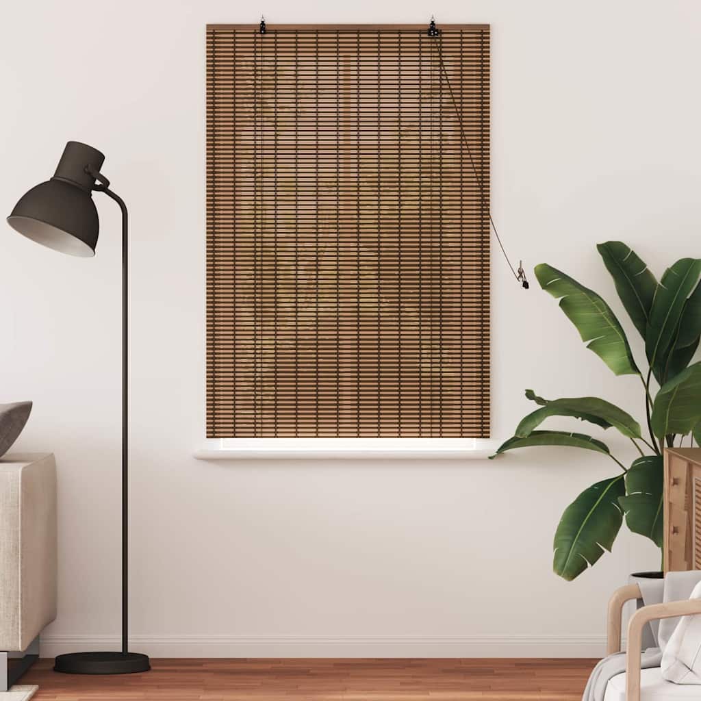 Rollo Braun 100 x 160 cm Bambus