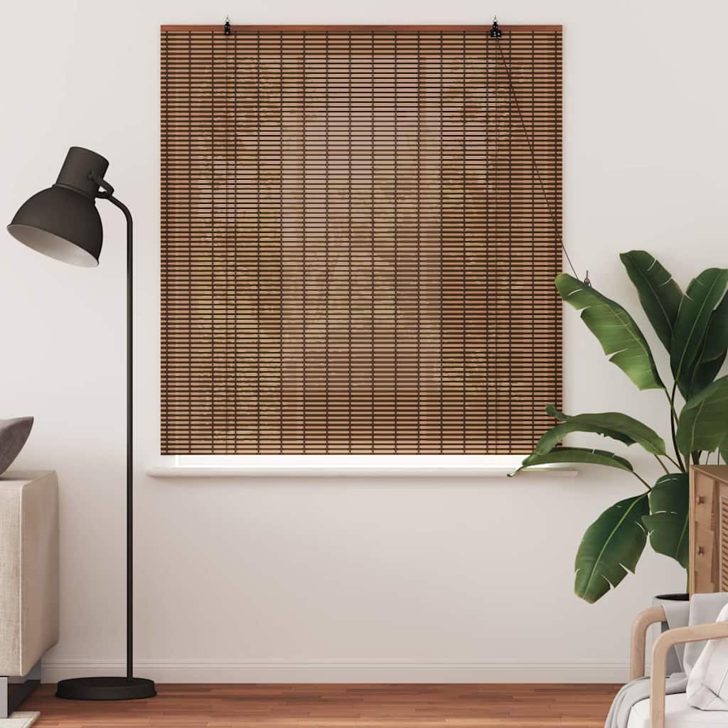Rollo Braun 140 x 160 cm Bambus