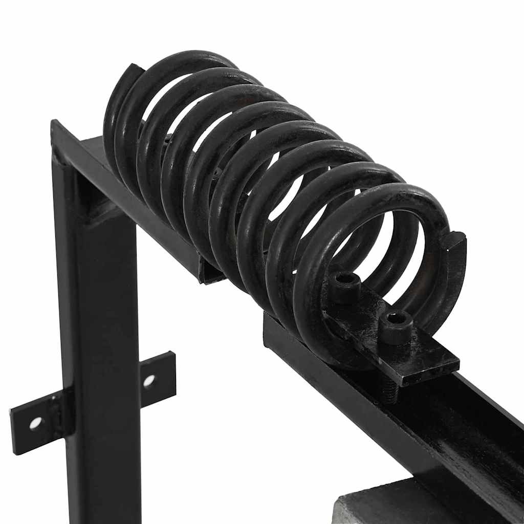 Kühbürste Verstellbar Schwarz und Weiß 84 x 10 x 91 cm PVC