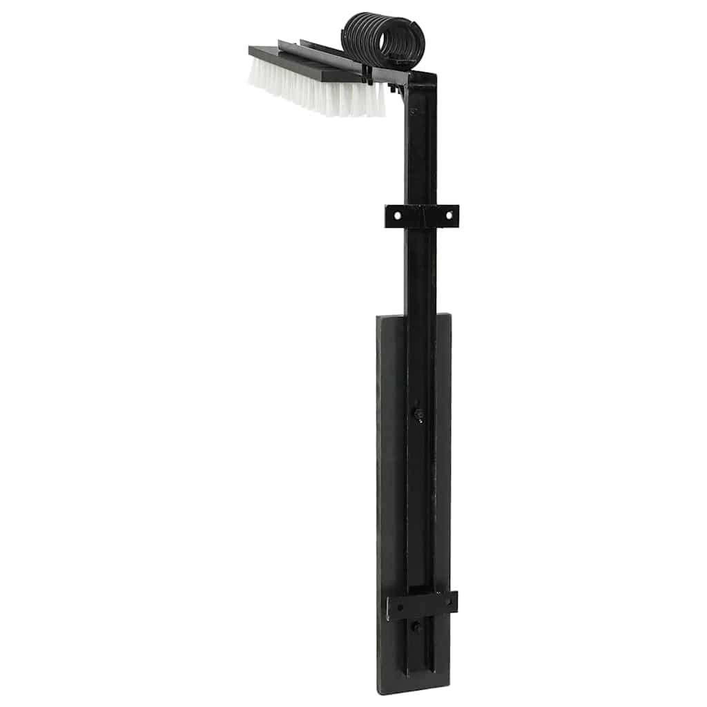 Kühbürste Verstellbar Schwarz und Weiß 84 x 10 x 91 cm PVC