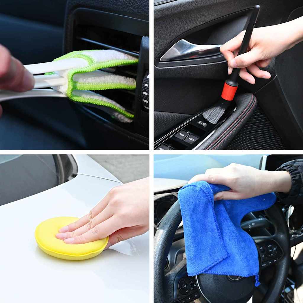 Auto Bürsten Set Mehrfarbig Poly-Rattan