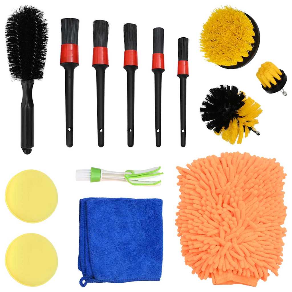 Auto Bürsten Set Mehrfarbig Poly-Rattan