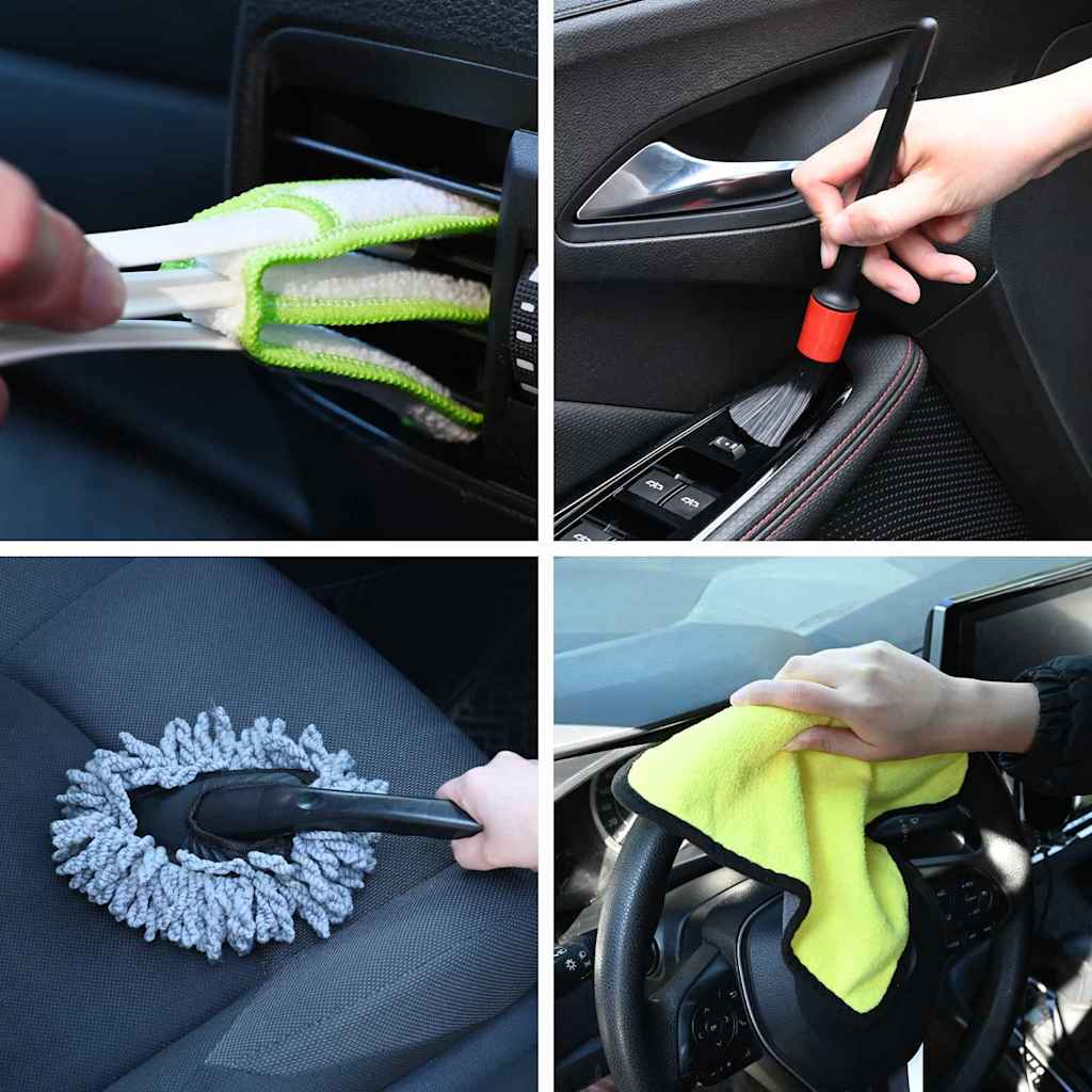 Auto Bürsten Set Mehrfarbig Poly-Rattan