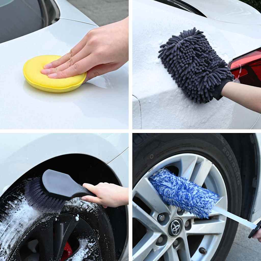 Auto Bürsten Set Mehrfarbig Poly-Rattan