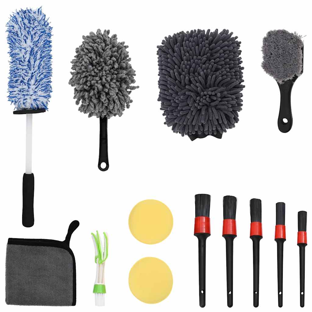Auto Bürsten Set Mehrfarbig Poly-Rattan