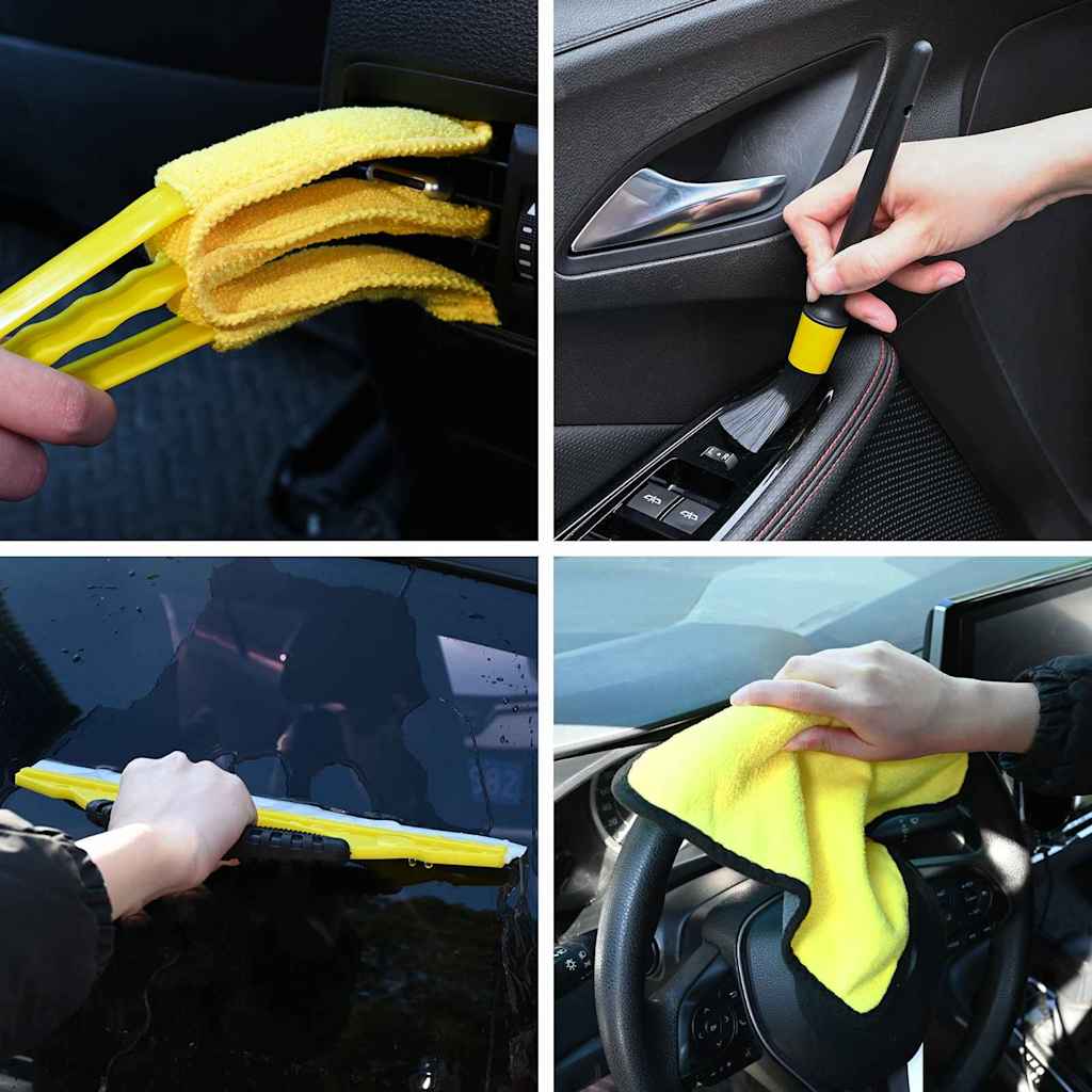 Auto Bürsten Set Mehrfarbig Poly-Rattan