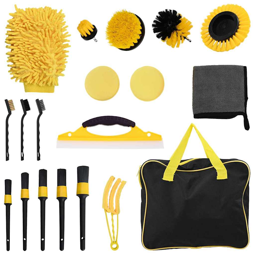 Auto Bürsten Set Mehrfarbig Poly-Rattan
