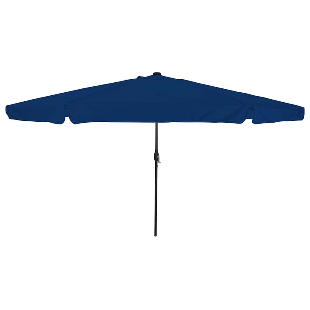 Garten-Sonnenschirm 395 x 395 x 245 cm Polyester Rund Azurblau