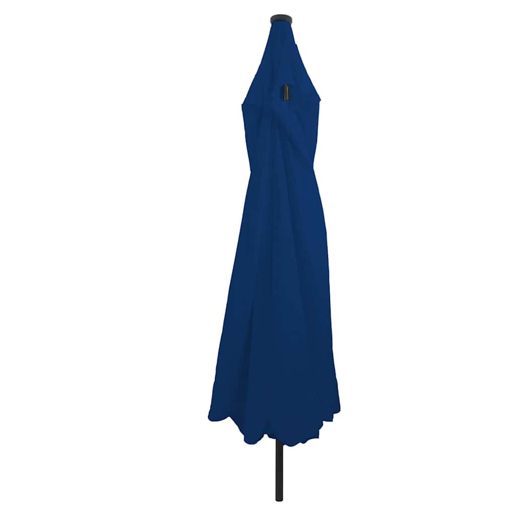 Garten-Sonnenschirm 395 x 395 x 245 cm Polyester Rund Azurblau
