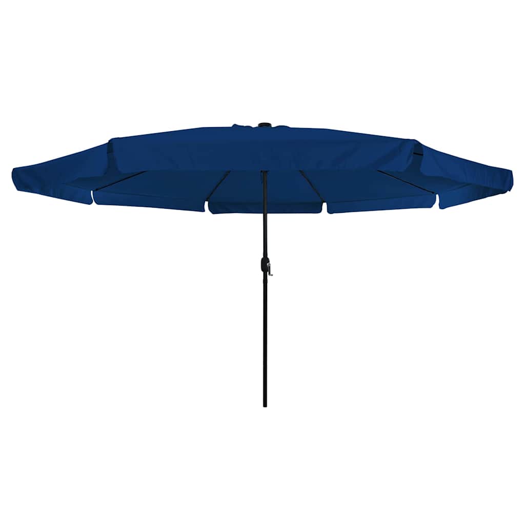 Garten-Sonnenschirm 395 x 395 x 245 cm Polyester Rund Azurblau