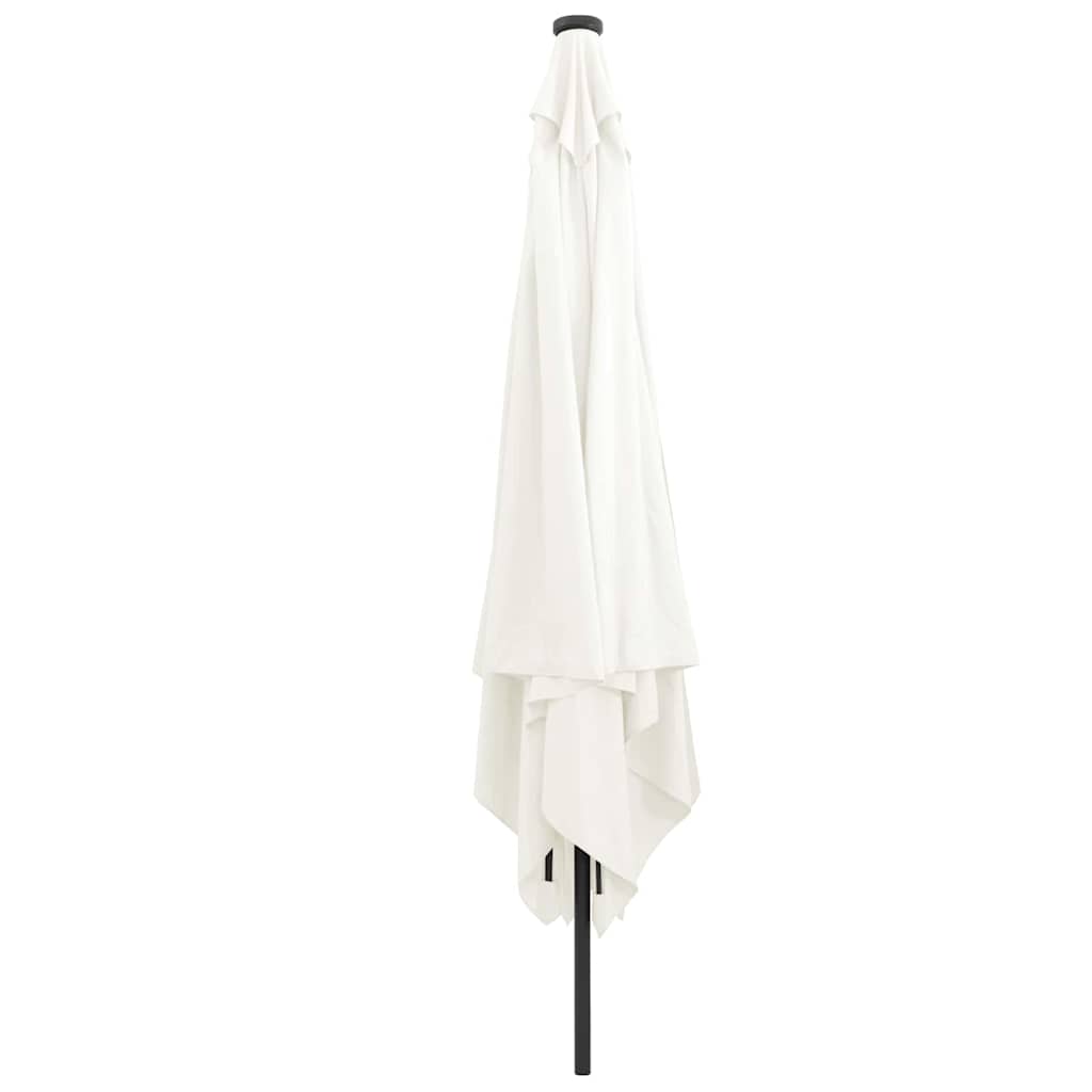Garten-Sonnenschirm Sand 295 x 295 x 245 cm Polyester und Stahl