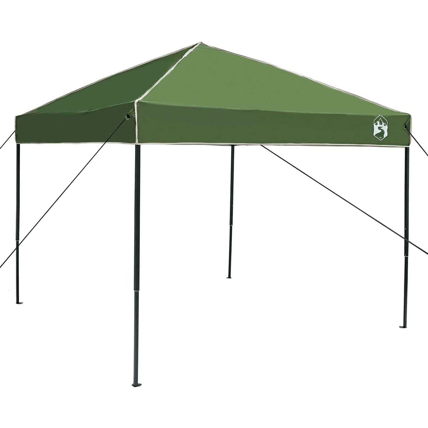 Camping-Zelt-Set mit Dach 2 pcs Grün Taffeta und Stoff