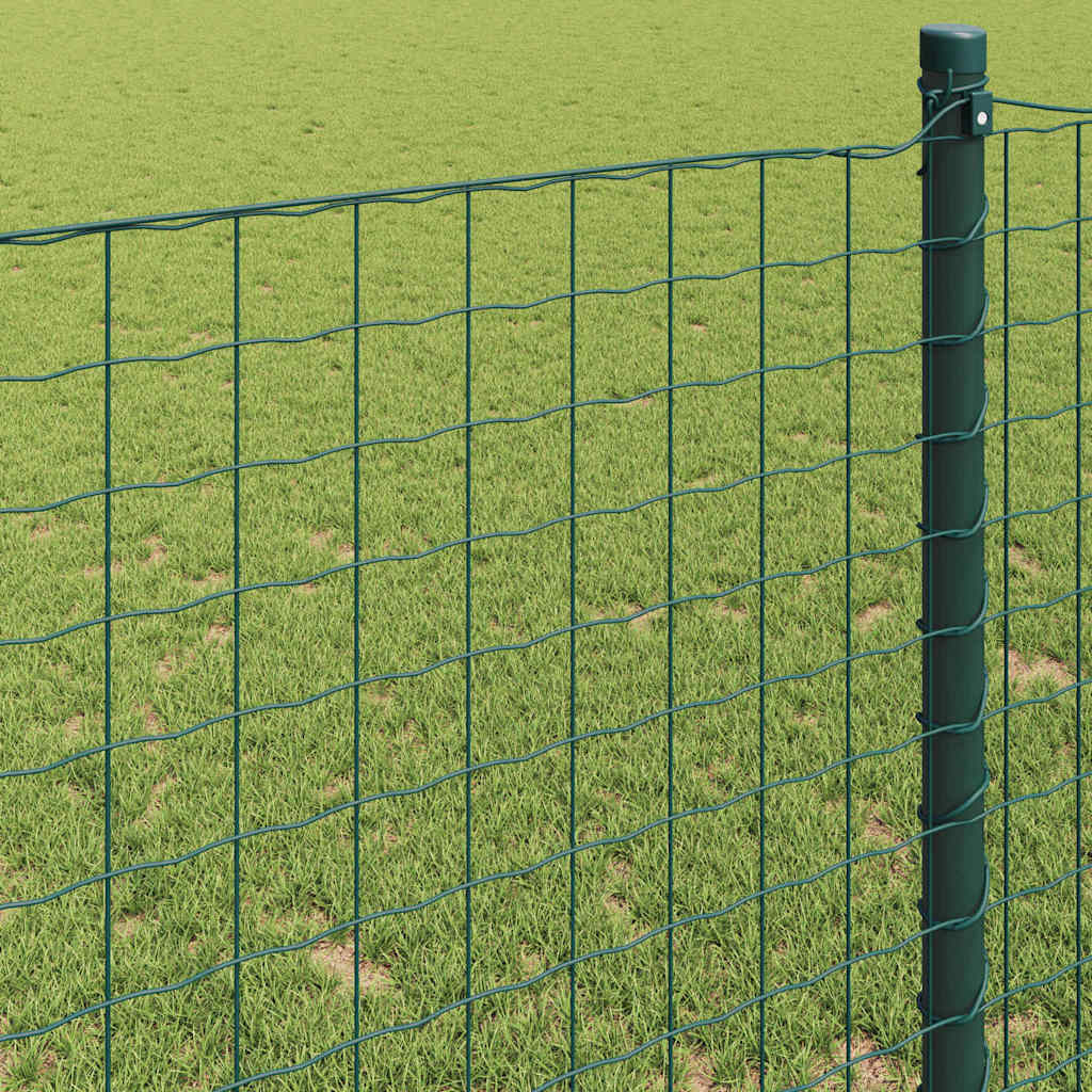 Eurozaun Grün 1,2 x 10 m PVC-beschichtetes Eisen