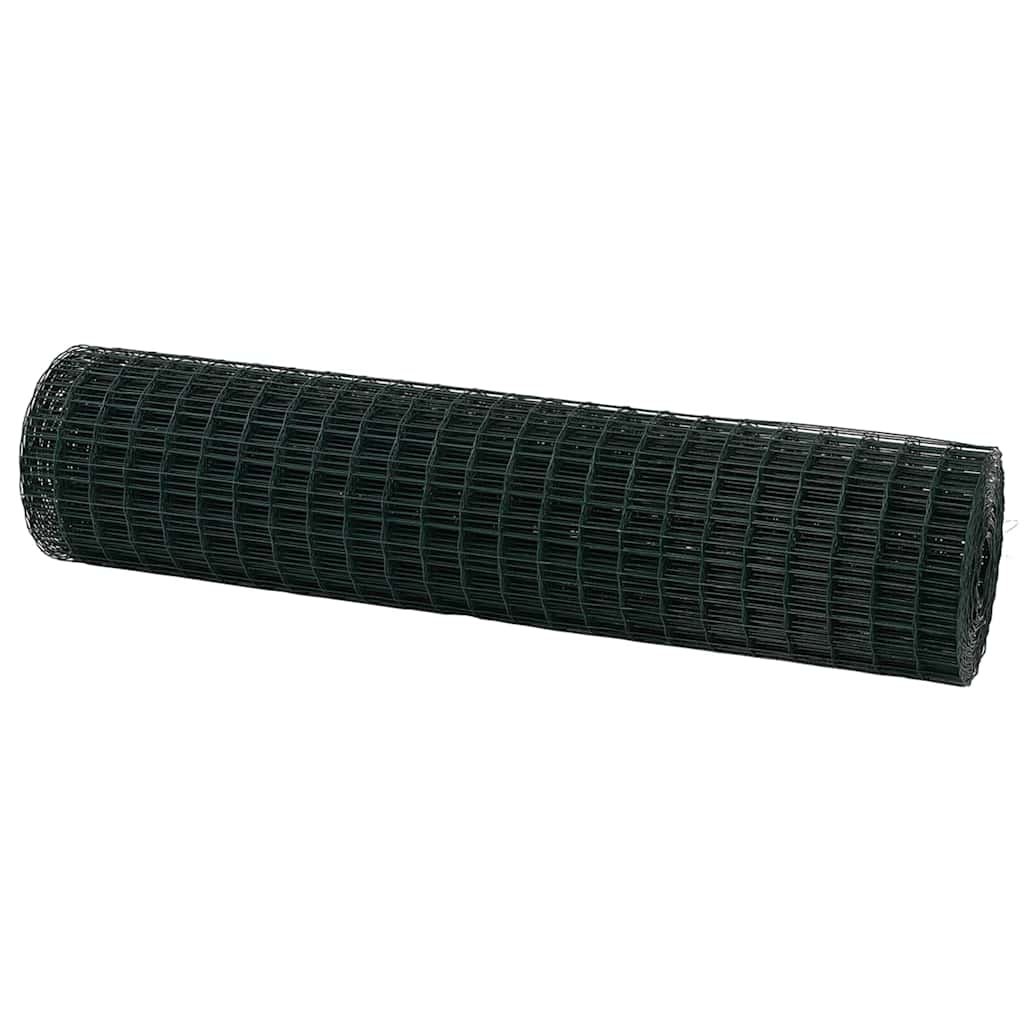 Eurozaun Grün 1,2 x 10 m PVC-beschichtetes Eisen