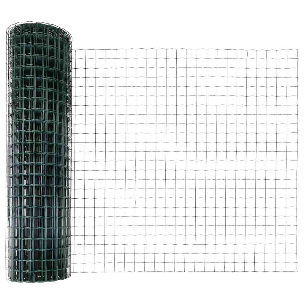 Eurozaun Grün 1,2 x 10 m PVC-beschichtetes Eisen