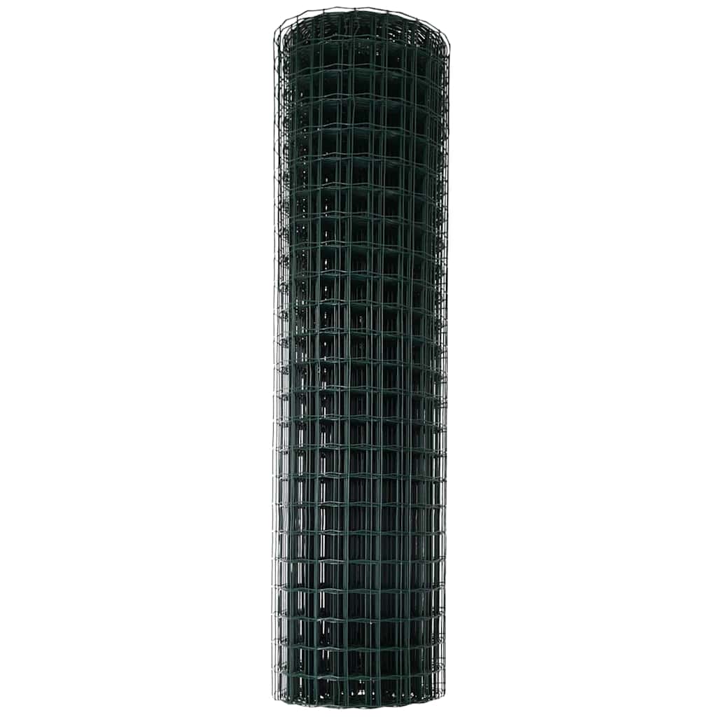 Eurozaun Grün 1,4 x 10 m PVC-beschichtetes Eisen