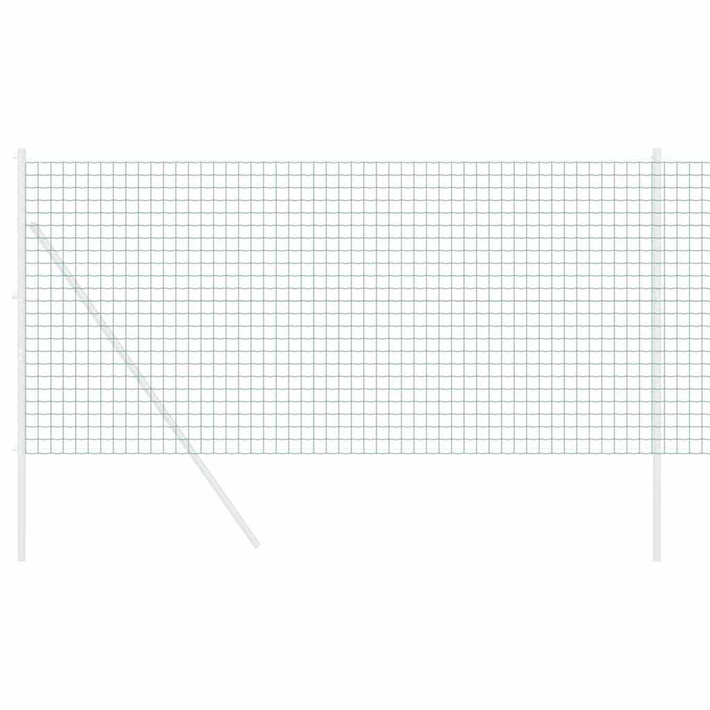 Eurozaun Grün 1,4 x 10 m PVC-beschichtetes Eisen