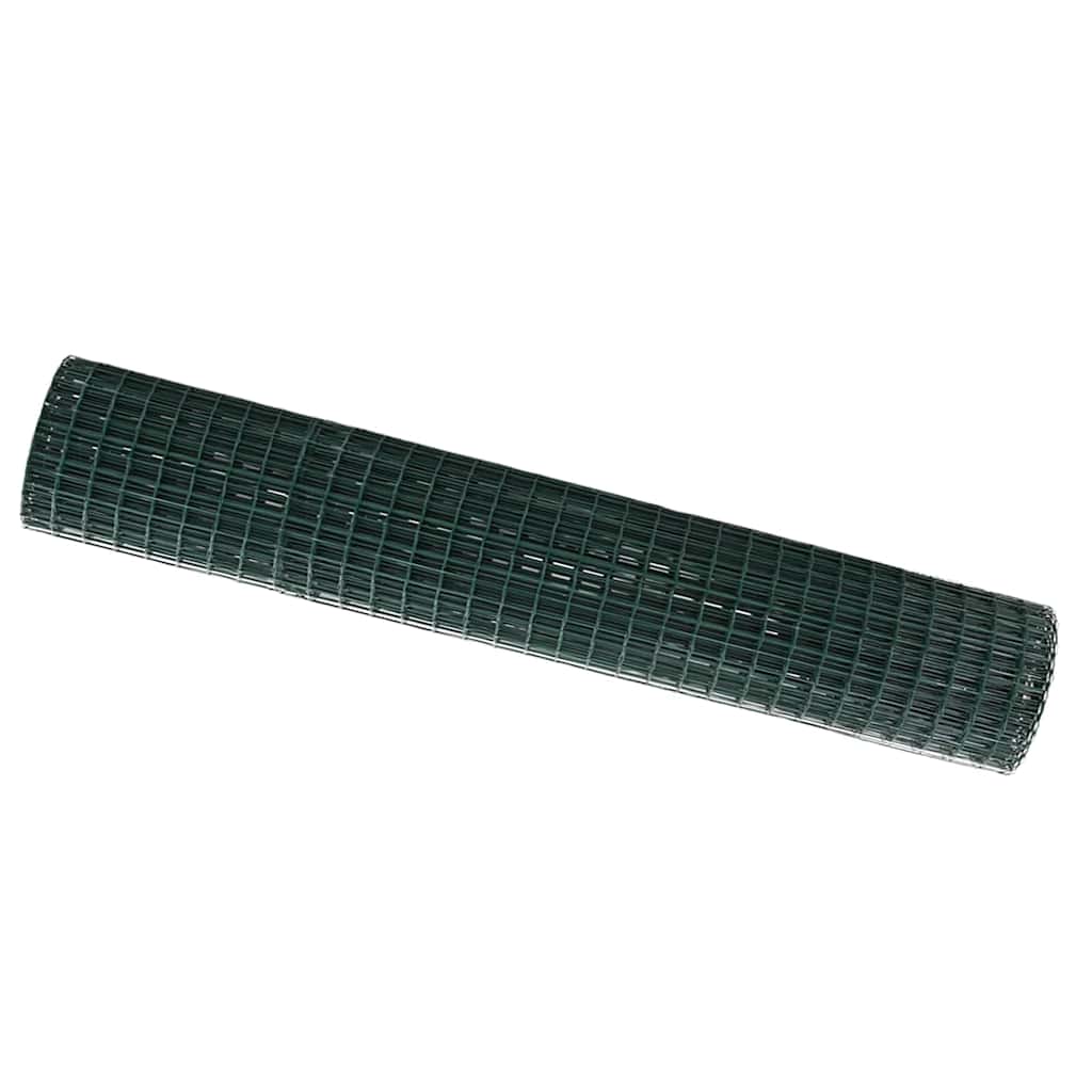 Eurozaun Grün 1,5 x 10 m PVC-beschichtetes Eisen