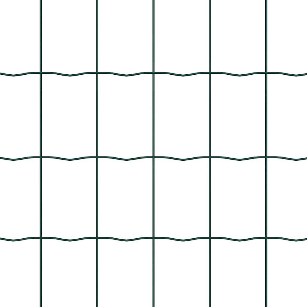 Eurozaun Grün 1,6 x 10 m PVC-beschichtetes Eisen