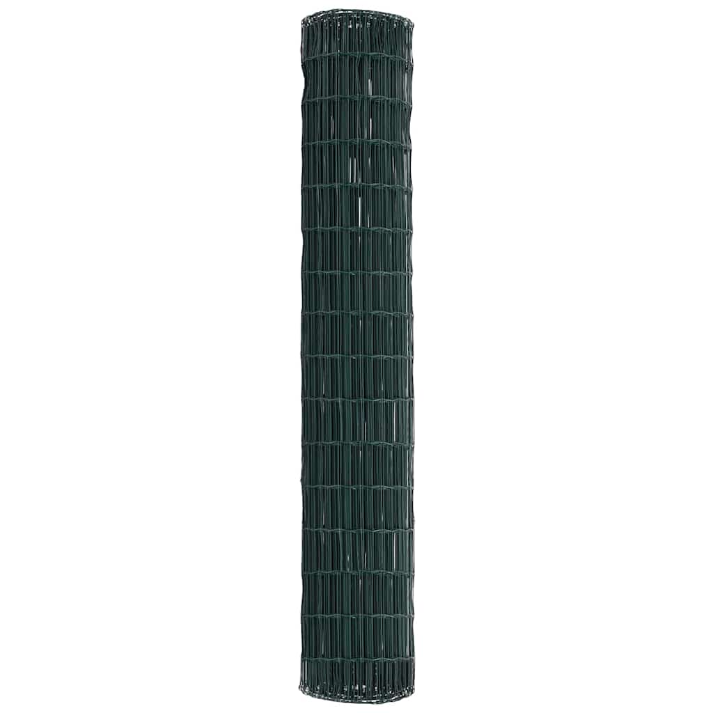 Eurozaun Grün 1,6 x 10 m PVC-beschichtetes Eisen