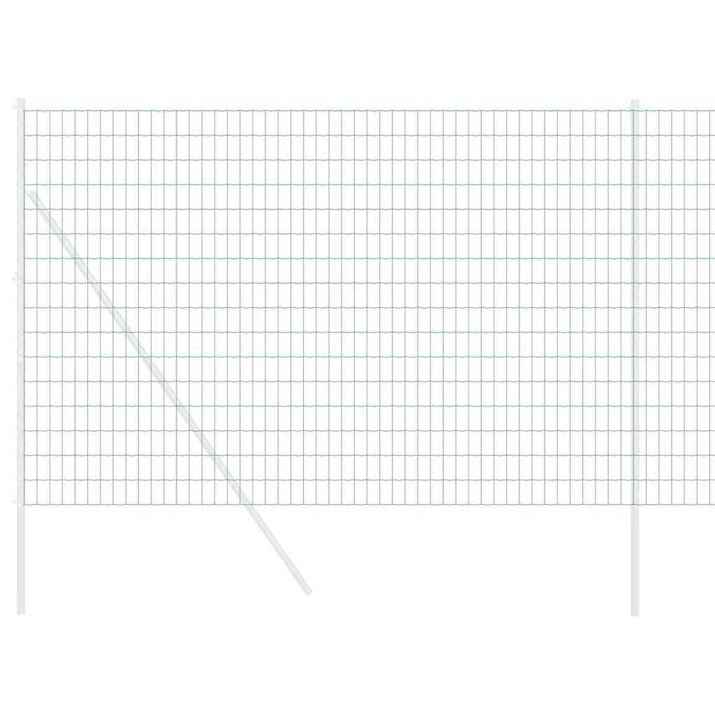 Eurozaun Grün 1,6 x 10 m PVC-beschichtetes Eisen