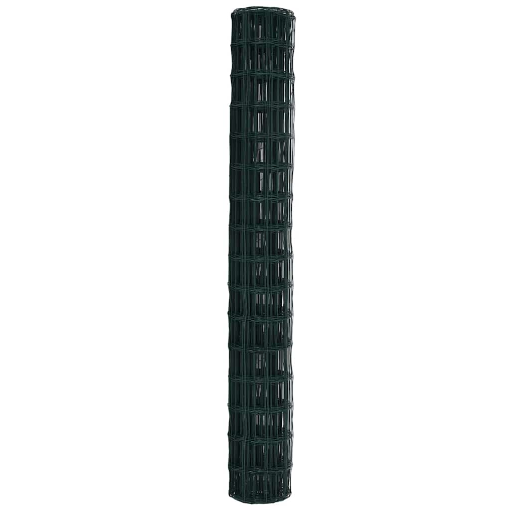Eurozaun Grün 1,6 x 10 m PVC-beschichtetes Eisen