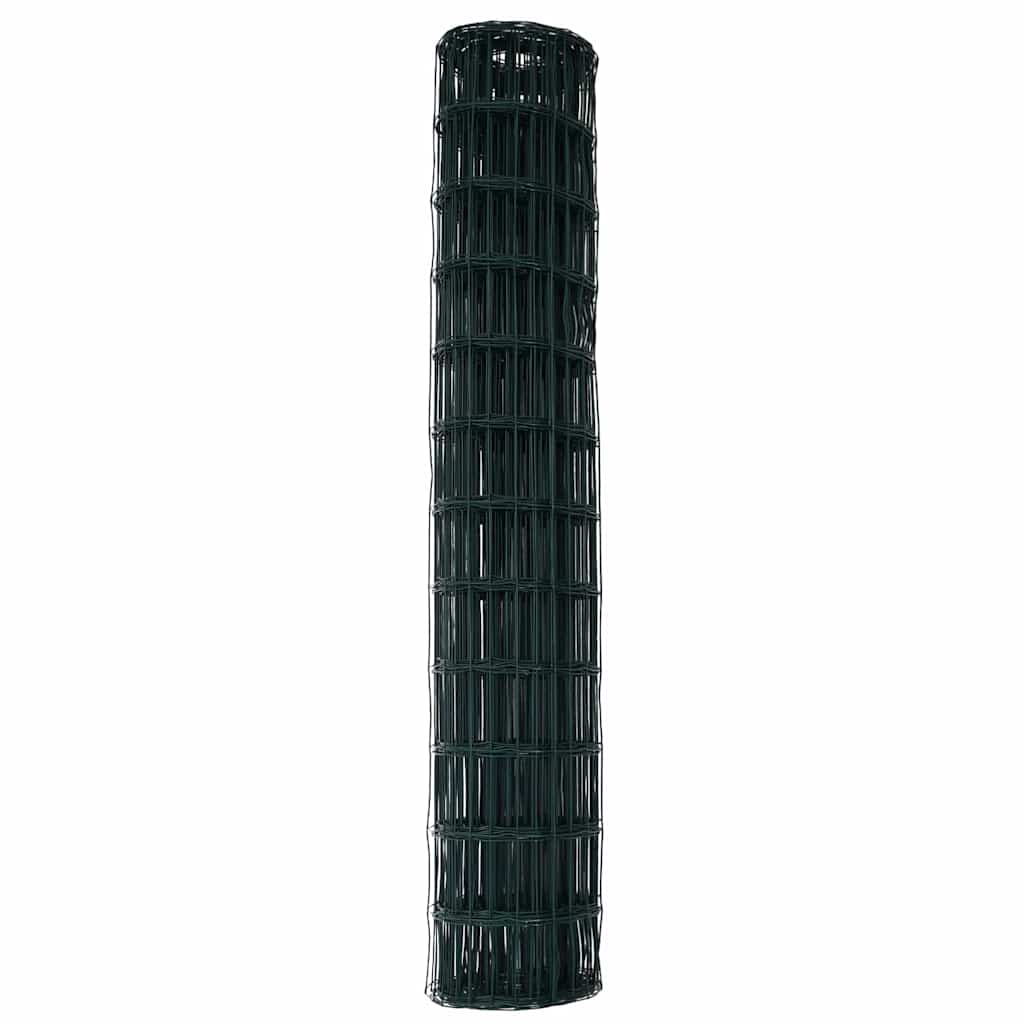 Eurozaun Grün 1,4 x 10 m PVC-beschichtetes Eisen