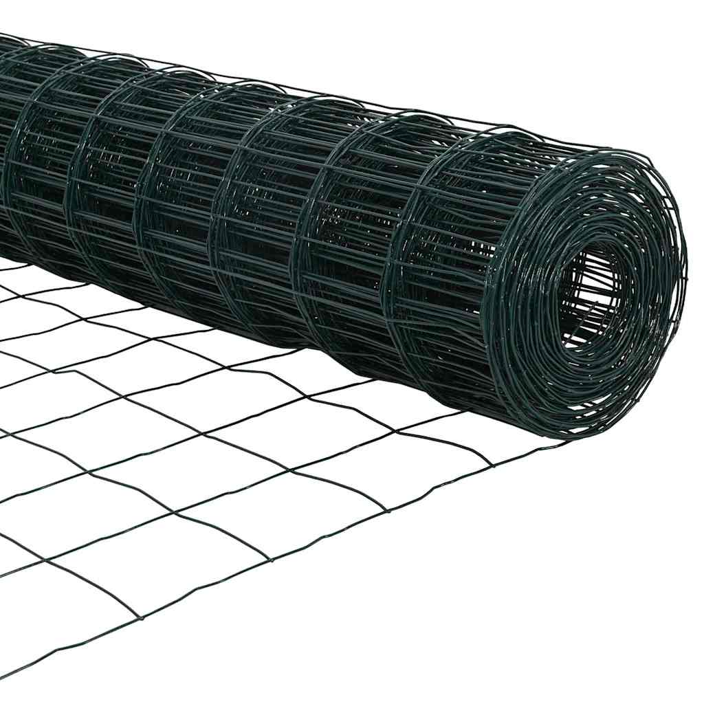 Eurozaun Grün 1,6 x 10m PVC-beschichtetes Eisen