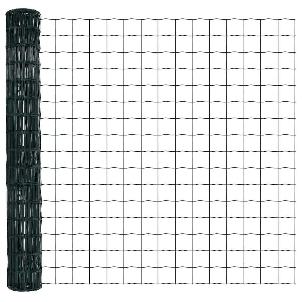 Eurozaun Grün 1,6 x 10m PVC-beschichtetes Eisen