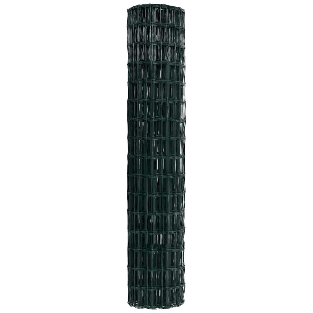 Eurozaun Grün 1,6 x 10m PVC-beschichtetes Eisen