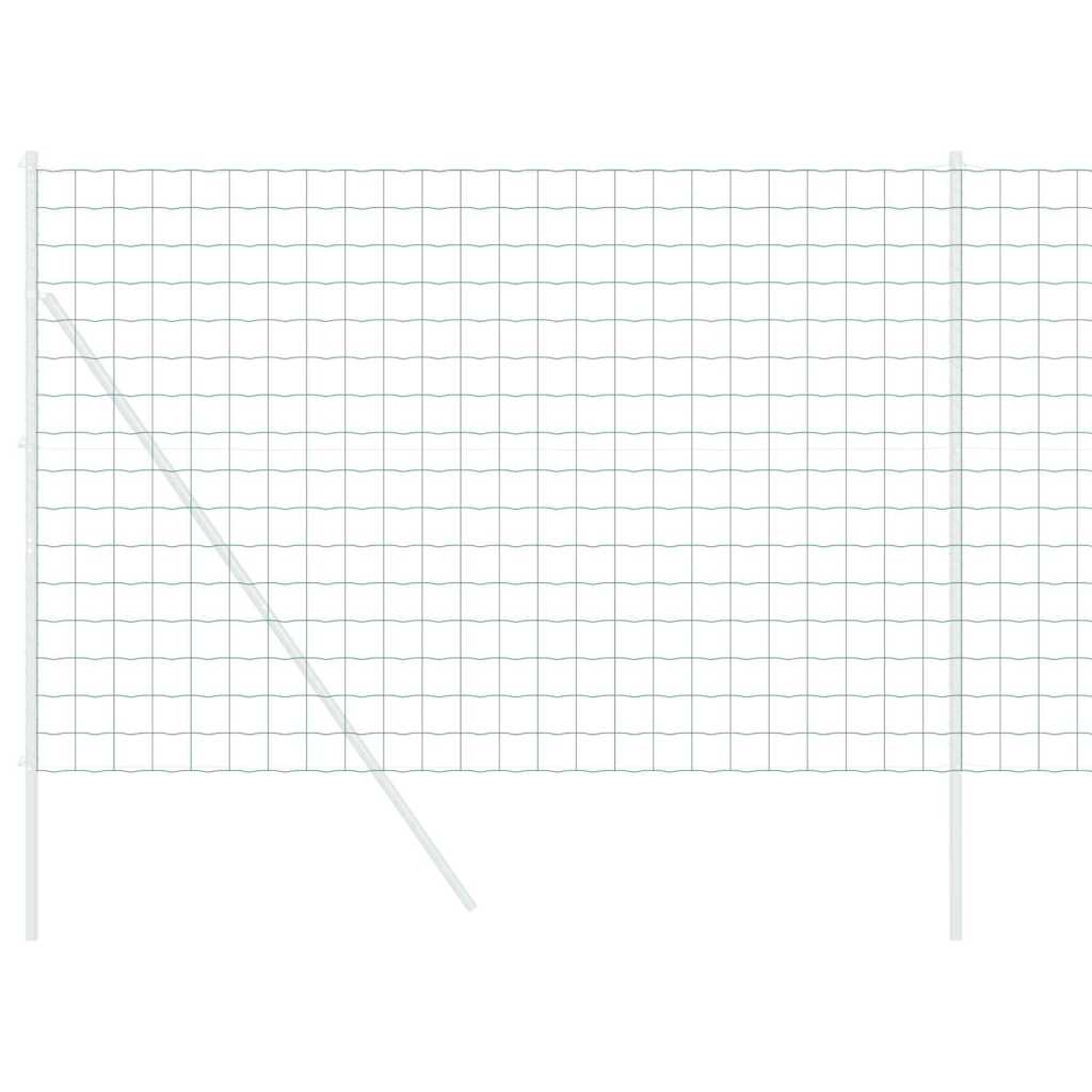 Eurozaun Grün 1,6 x 10m PVC-beschichtetes Eisen