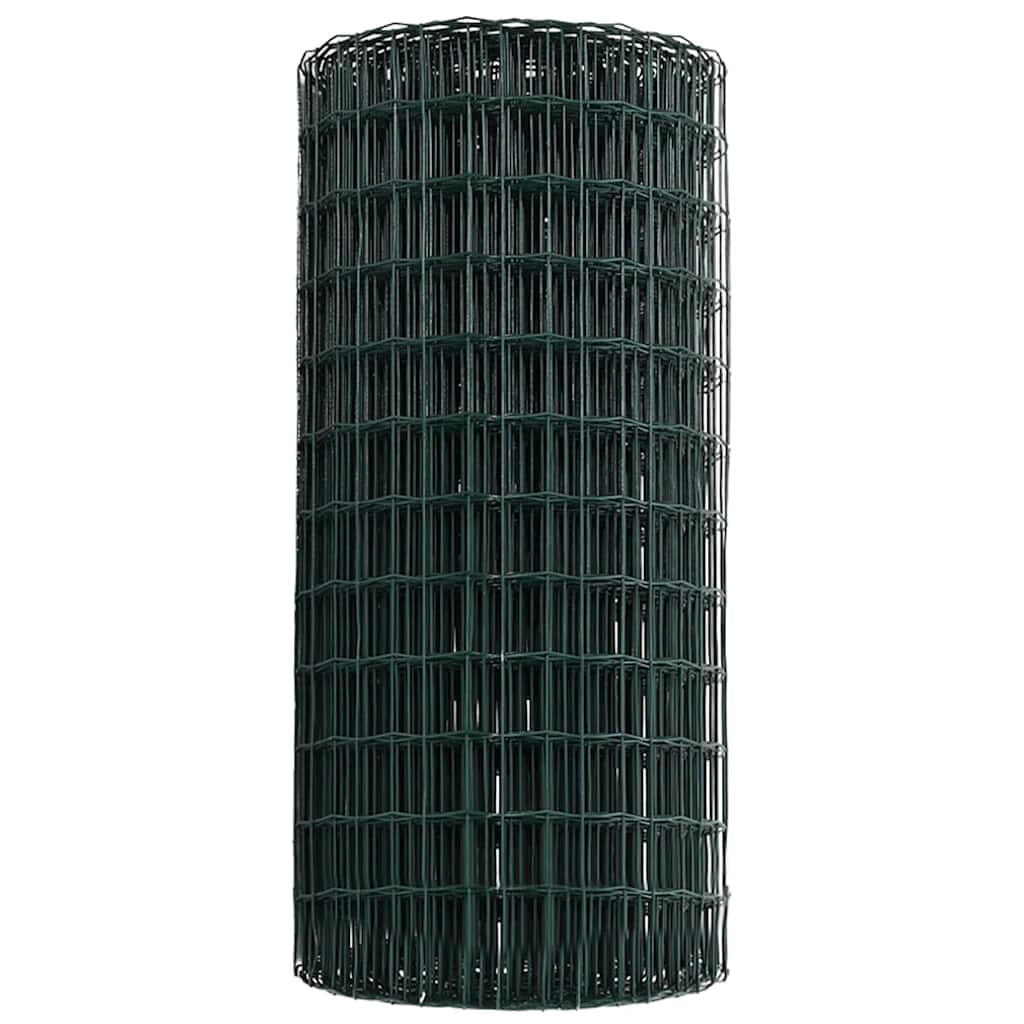 Eurozaun Grün 0,8 x 25 m PVC-beschichtetes Eisen