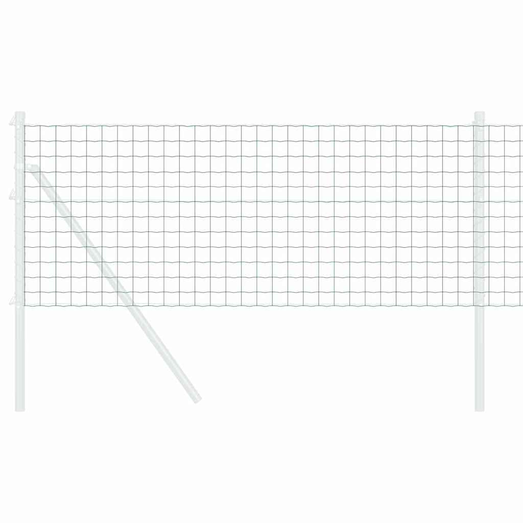Eurozaun Grün 0,8 x 25 m PVC-beschichtetes Eisen