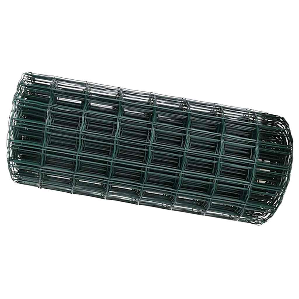 Eurozaun Grün 0,6 x 25 m PVC-beschichtetes Eisen