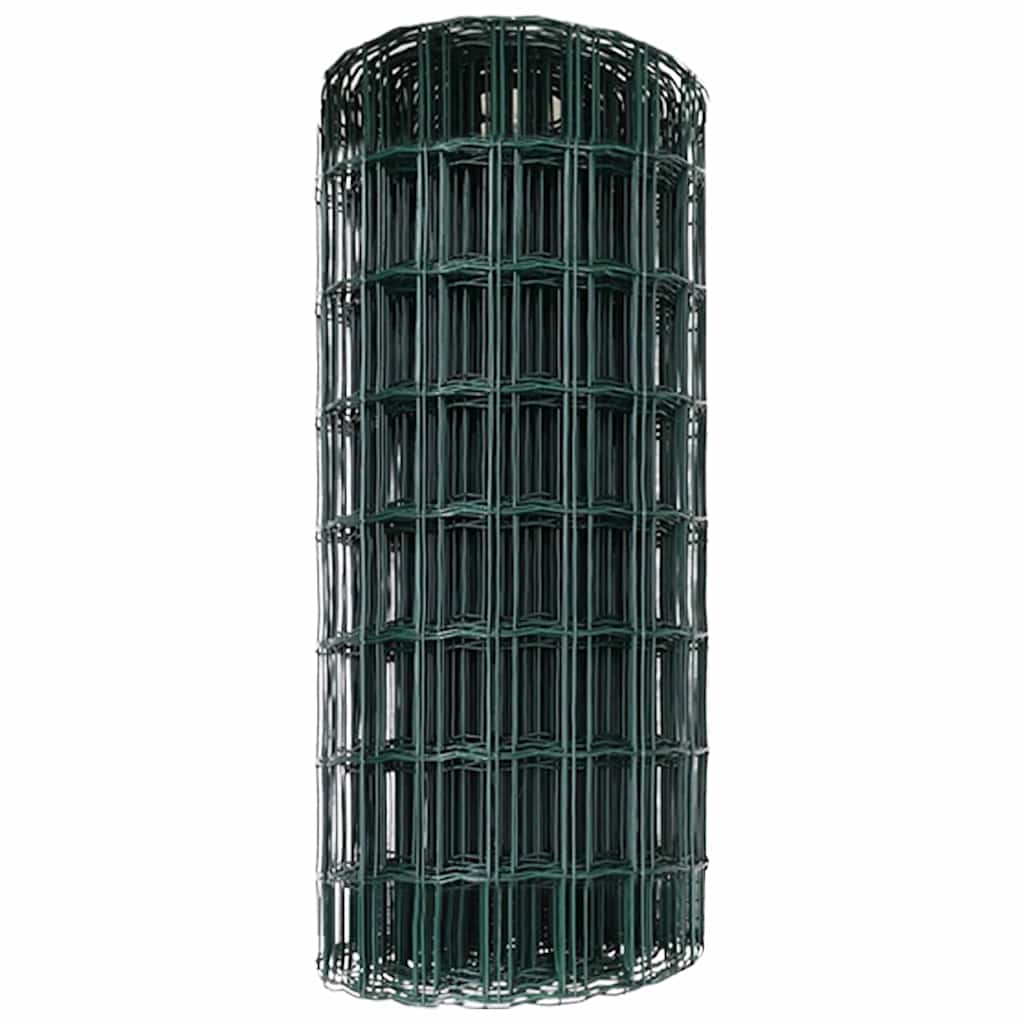 Eurozaun Grün 0,6 x 25 m PVC-beschichtetes Eisen