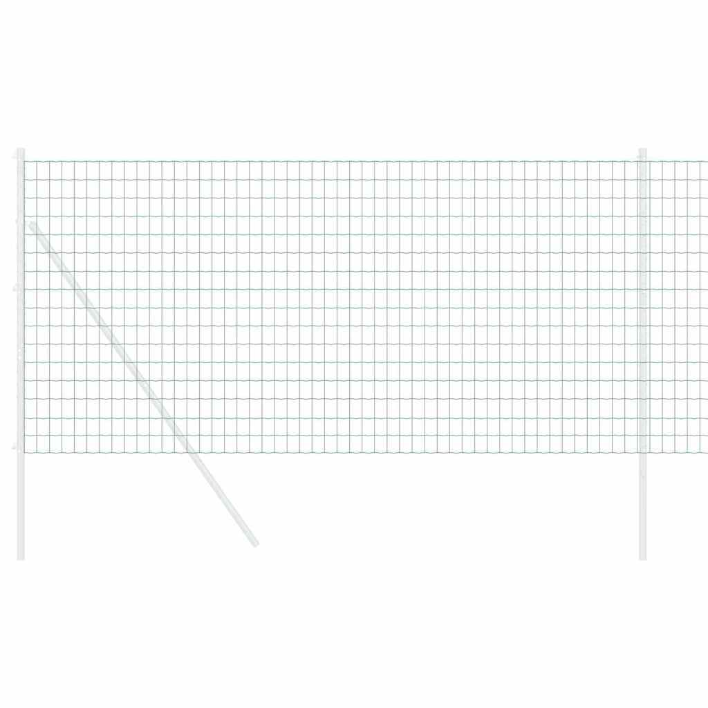Eurozaun Grün 1 x 25m PVC-beschichtetes Eisen