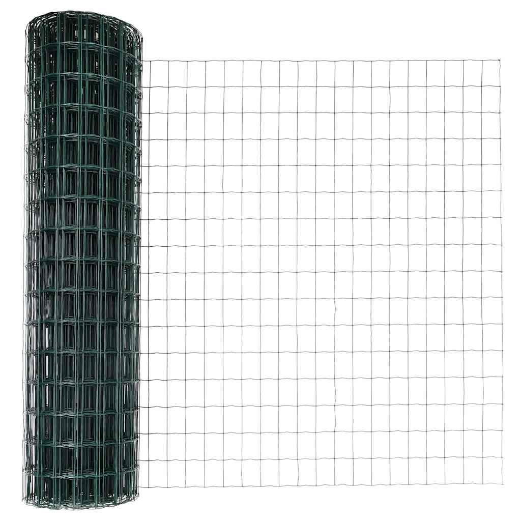 Eurozaun Grün 1,2 x 25 m PVC-beschichtetes Eisen