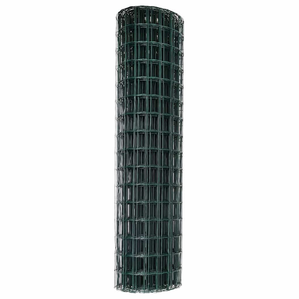 Eurozaun Grün 1,2 x 25 m PVC-beschichtetes Eisen