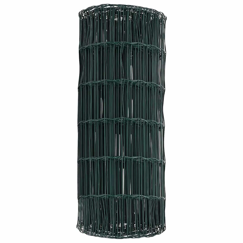 Eurozaun Grün 0,6 x 25 m PVC-beschichtetes Eisen