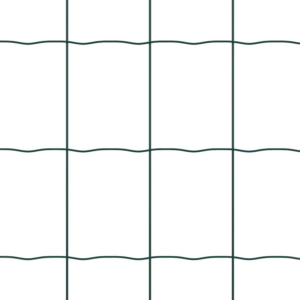 Eurozaun Grün 1,2 x 25 m PVC-beschichtetes Eisen