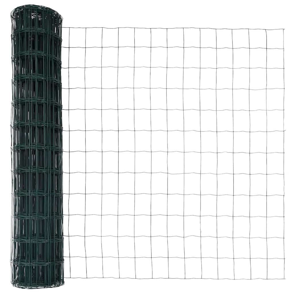 Eurozaun Grün 1,2 x 25 m PVC-beschichtetes Eisen