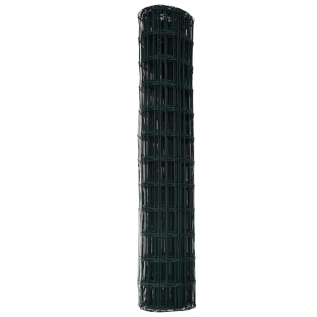 Eurozaun Grün 1,2 x 25 m PVC-beschichtetes Eisen