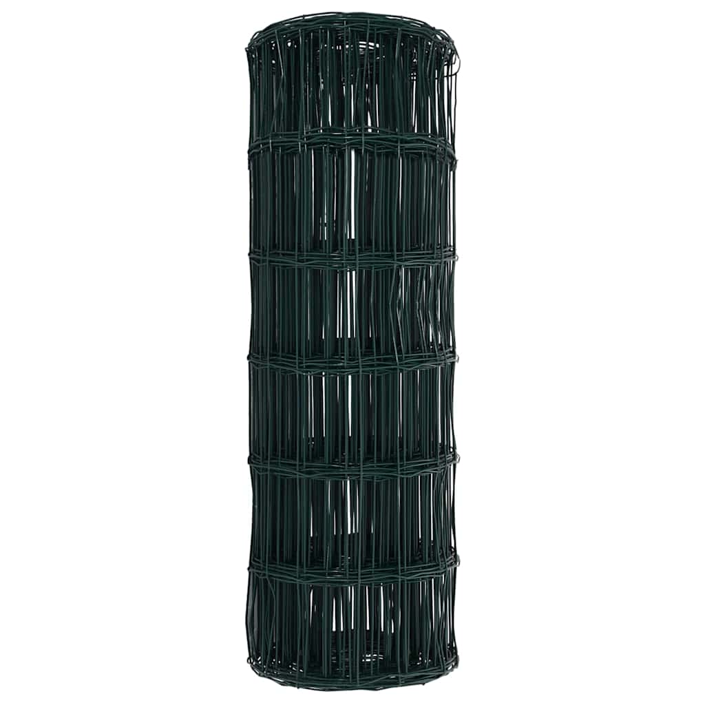Eurozaun Grün 0,6 x 25 m PVC-beschichtetes Eisen