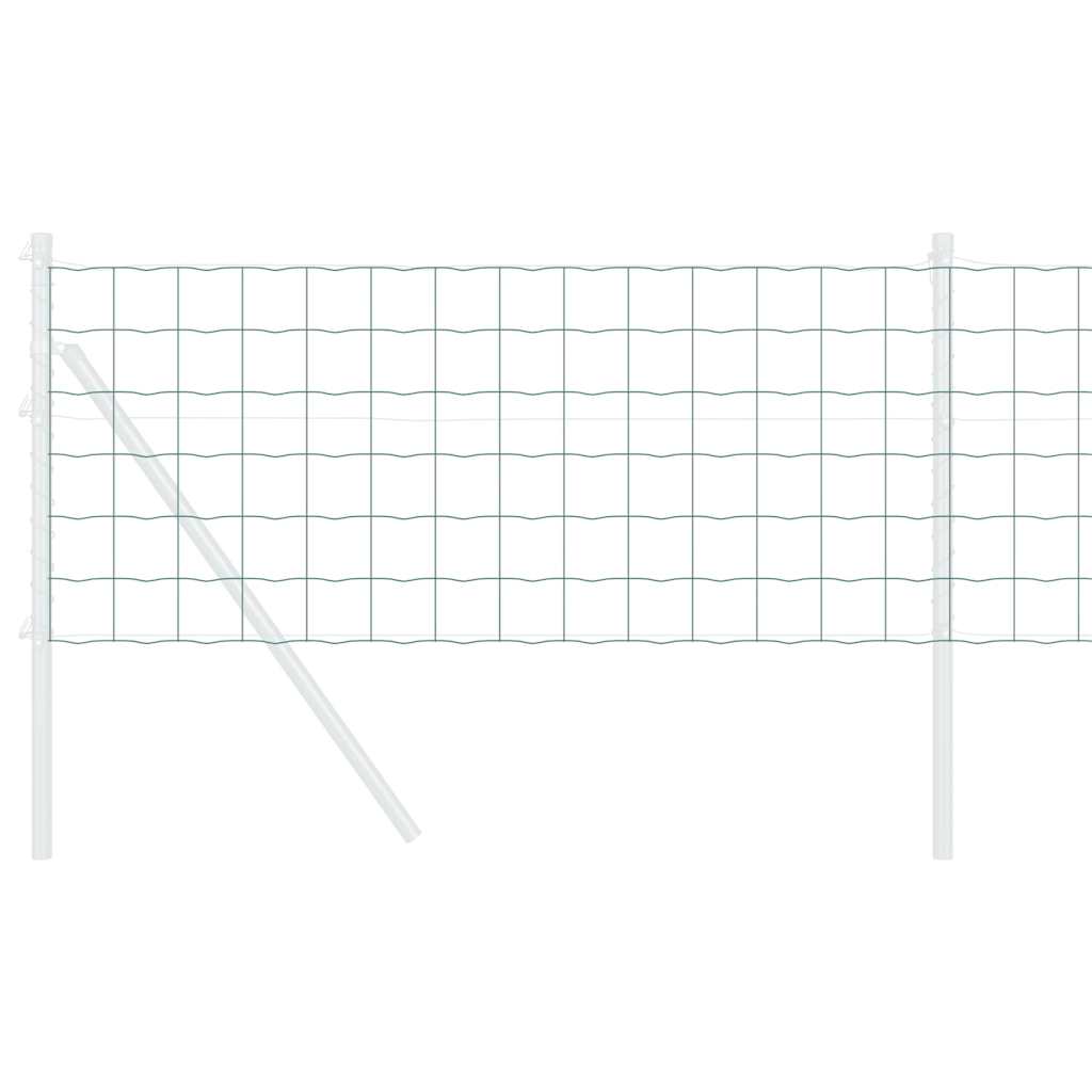 Eurozaun Grün 0,6 x 25 m PVC-beschichtetes Eisen