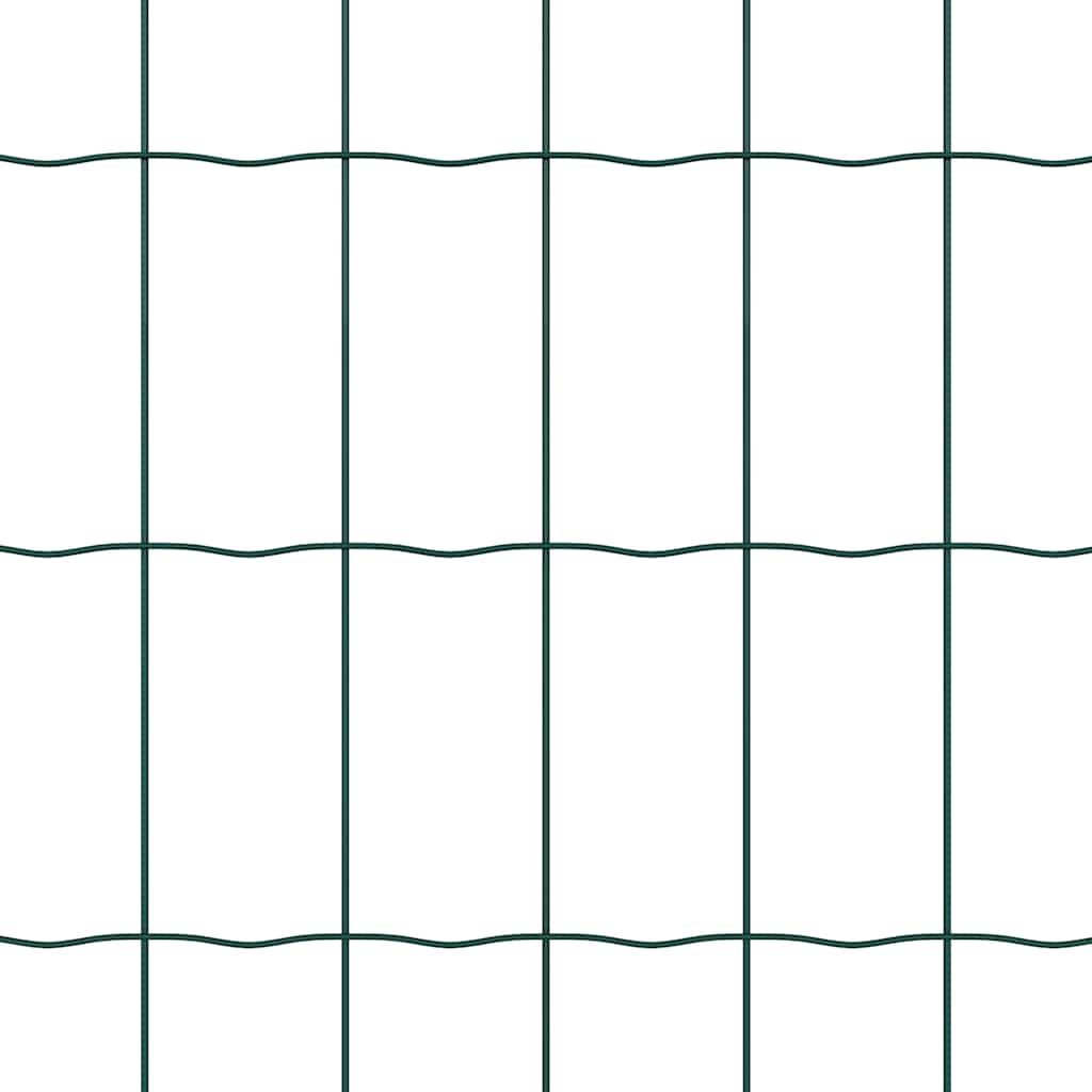 Eurozaun Grün 0,4 x 50 m PVC-beschichtetes Eisen