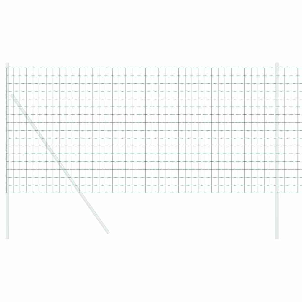 Eurozaun Grün 1,4 x 10 m PVC-beschichtetes Eisen
