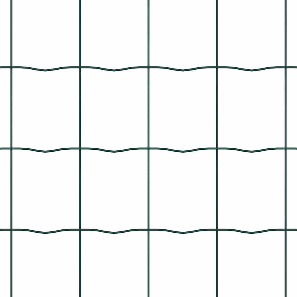 Eurozaun Grün 1,6 x 10 m PVC-beschichtetes Eisen