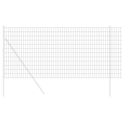 Eurozaun Grau 1 x 10 m PVC-beschichtetes Eisen